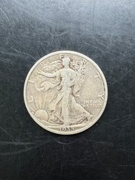 1935 Walking Liberty Silver Half Dollar