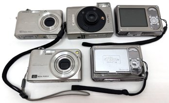 5 Digital Cameras: Canon, Casio & Konica