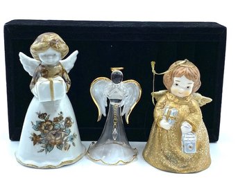 Trio Of Christmas Angel Bells