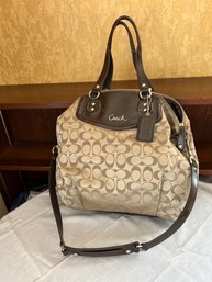 Coach Classic Monogram Handbag, Retailed For $358