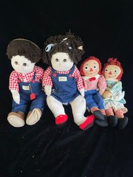 Tom And Becky/ Raggedy Anne And Andy Doll Sets