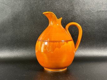 A Very Beautiful Vintage Pottery Pitcher From Italy