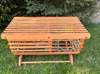 Unique Wooden Lobster Trap Coffee Table - Think New England!  38 X 24 X 17.5