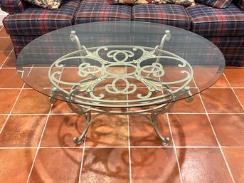 Paid $740, Glass Top Coffee Table From Domain