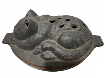 John Wright Wood Stove Cat Cast Iron Steamer