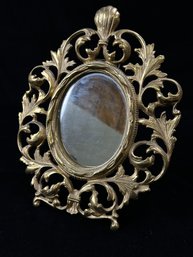 Heavy Cast Iron Gold Guild Mirror