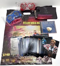 Elton John's Farewell Yellow Brick Road Final Tour  Original Photos, Sunglasses & Plastic Bags