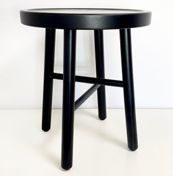 A Modern Painted Wood Stool