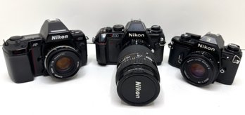 3 Nikon XLR Film Cameras