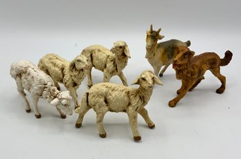 6 Pc Vintage Animal Lot ~ Made In Italy ~