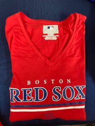 Red Socks T Wm's XL New With Tags