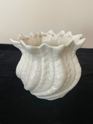 1960s Belleek Ireland Vintage Neptune Vase