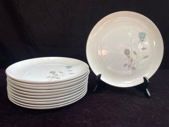 Fine China Of Japan 'Irene' 10' Plates - Set Of 11