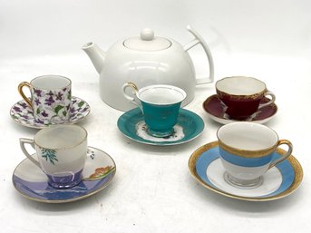 Adorable Vintage Teacups, Saucers, And More