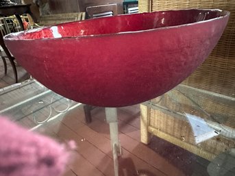 Large Cranberry Bowl