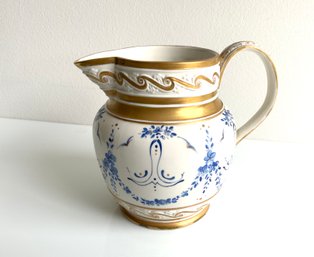 Beautiful Pitcher Made In Italy By Porcellane Darte