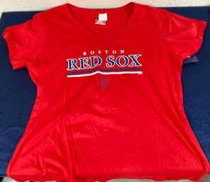 Red Socks T Shirt New With Tags Size L