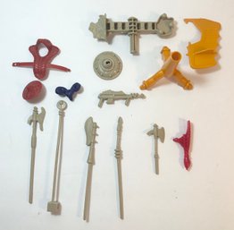 Lot Of 1980s He-man Action Figure Accessories