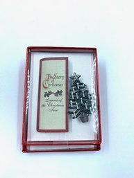 New In Package Christmas Tree Brooch