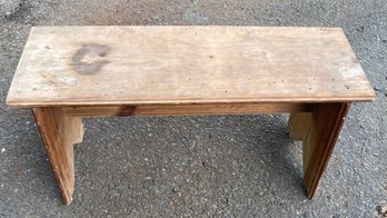 Custom Made Boot Jack End Stool