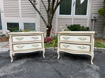 Henredon French Provincial Style End Tables