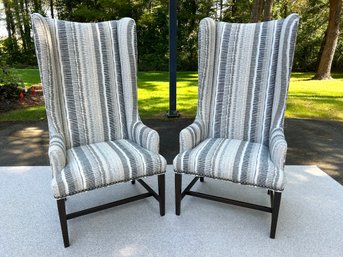 Tall Back Upholstered Chairs