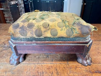 Victorian Footstool With Secret Compartment