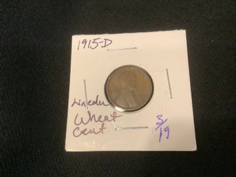 1915 D Lincoln Wheat Cent 34