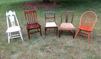 A Mixed Grouping Of Chairs
