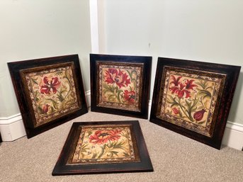 'Floral Daydream IV' Framed Giclees, Set Of Four