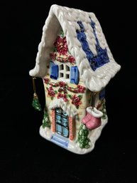 Porcelain Candle Christmas House