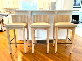 Set Three NEW Maiden Home Contemporary Counter Stools (LOC: W1)