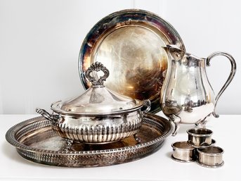 Assorted Silver Plated Serving Ware