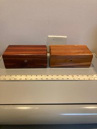 Vintage LANE Mini Cedar Chest Box, Both From Ct Stores