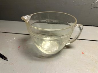 Vintage 2 Qt. Fire King Measuring Cup