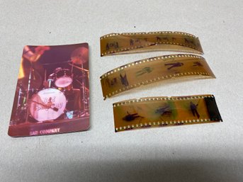 (18) Vintage 1970s Bad Company Concert Photographs And Negatives. Likely New Haven Coliseum.