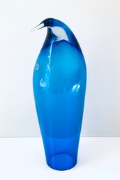 Vintage Blenko Vintage Glass Blue Penguin