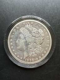 1896-O Morgan Silver Dollar