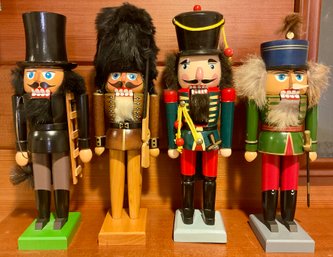 Set Of 4 Holiday Nutcrackers