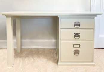 A Modern Painted Wood Desk