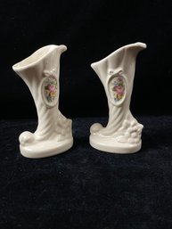 Vintage Cornucopia Bud Vases