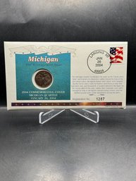 2004 Commemorative Cover Michigan Quarter