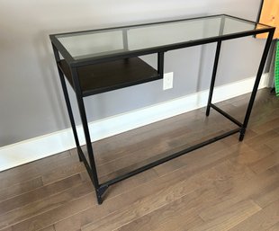 Metal & Glass Console