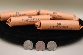 Lead Pennies 4 Rolls