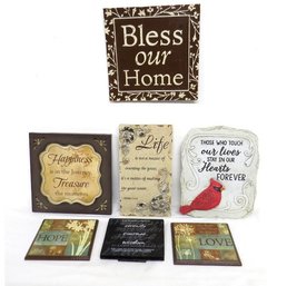 Inspirational Decorations Lot - Down To Earth Grounded In Reality Words To Live By