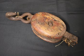 Antique Block And Tackle