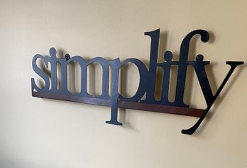 Metal Wall Art - Simplify