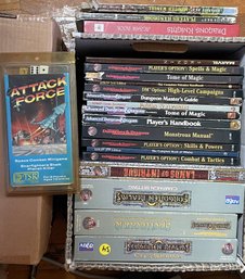 LOT OF TSR DUNGEONS AND RAGONS BOOKS AND MORE
