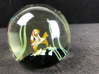 Fish Glass Paper Weight