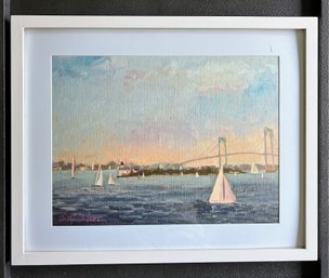Watercolor Print - Nantucket Bridge